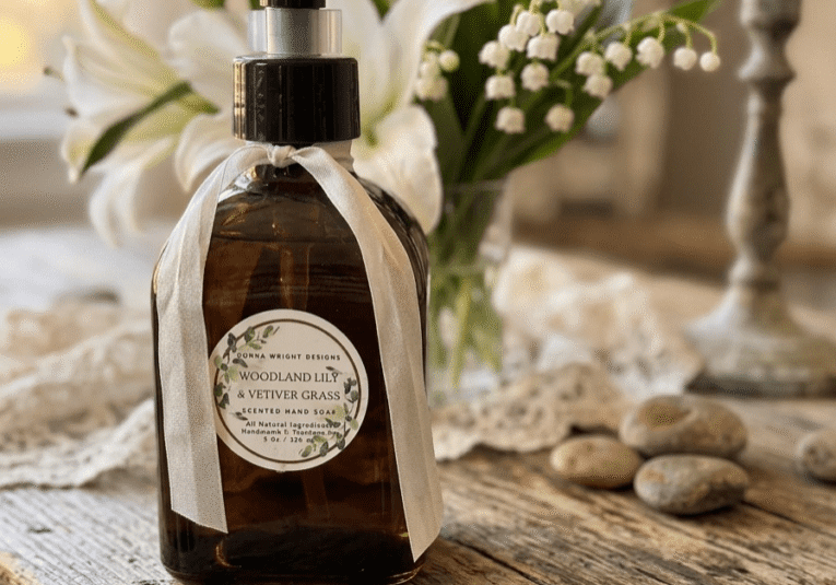 The Woodland Lily & Vetiver Grass Hand Soap - One of Spring home fragrance trends 2026